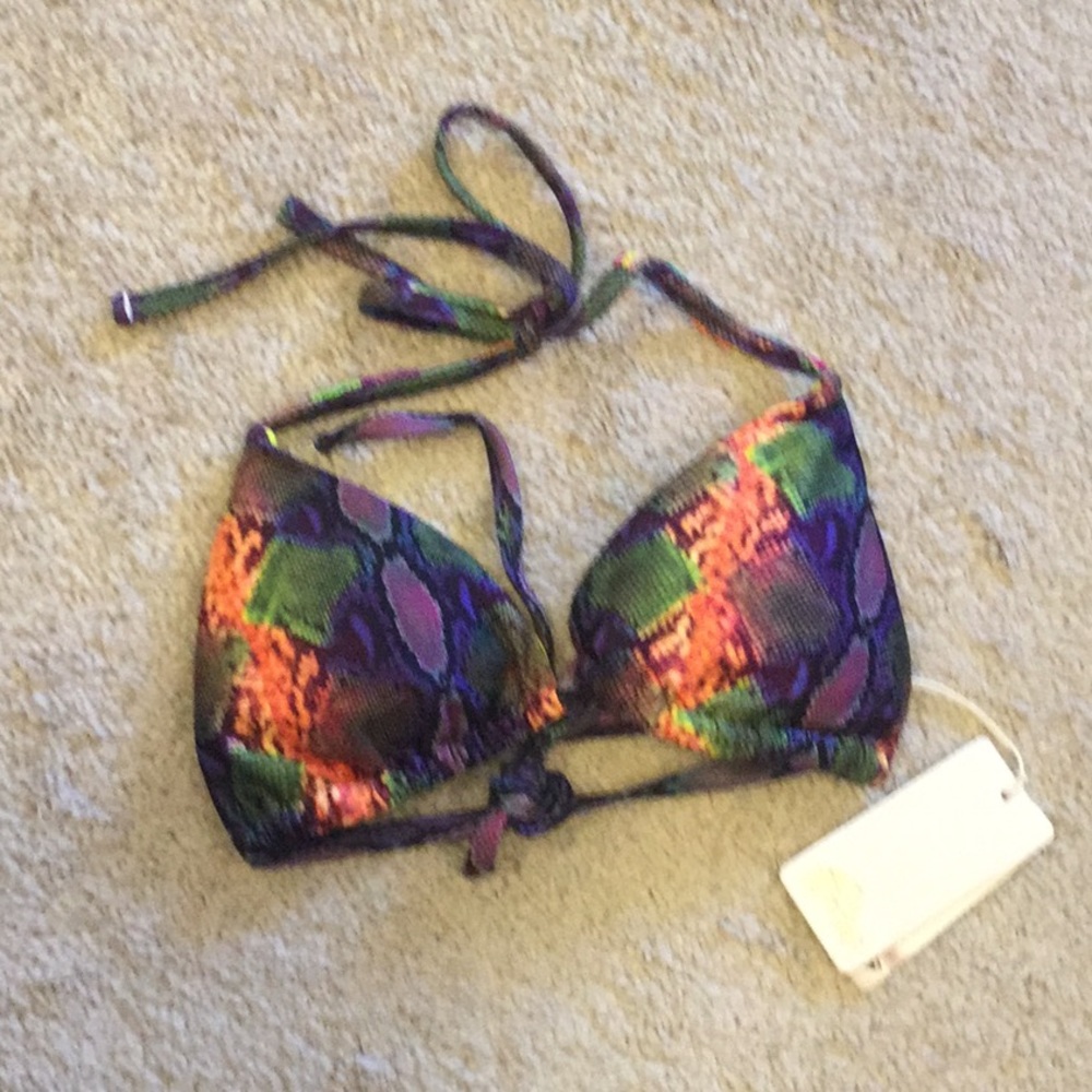Agua Bendita Positano Bikini Top. Size Small